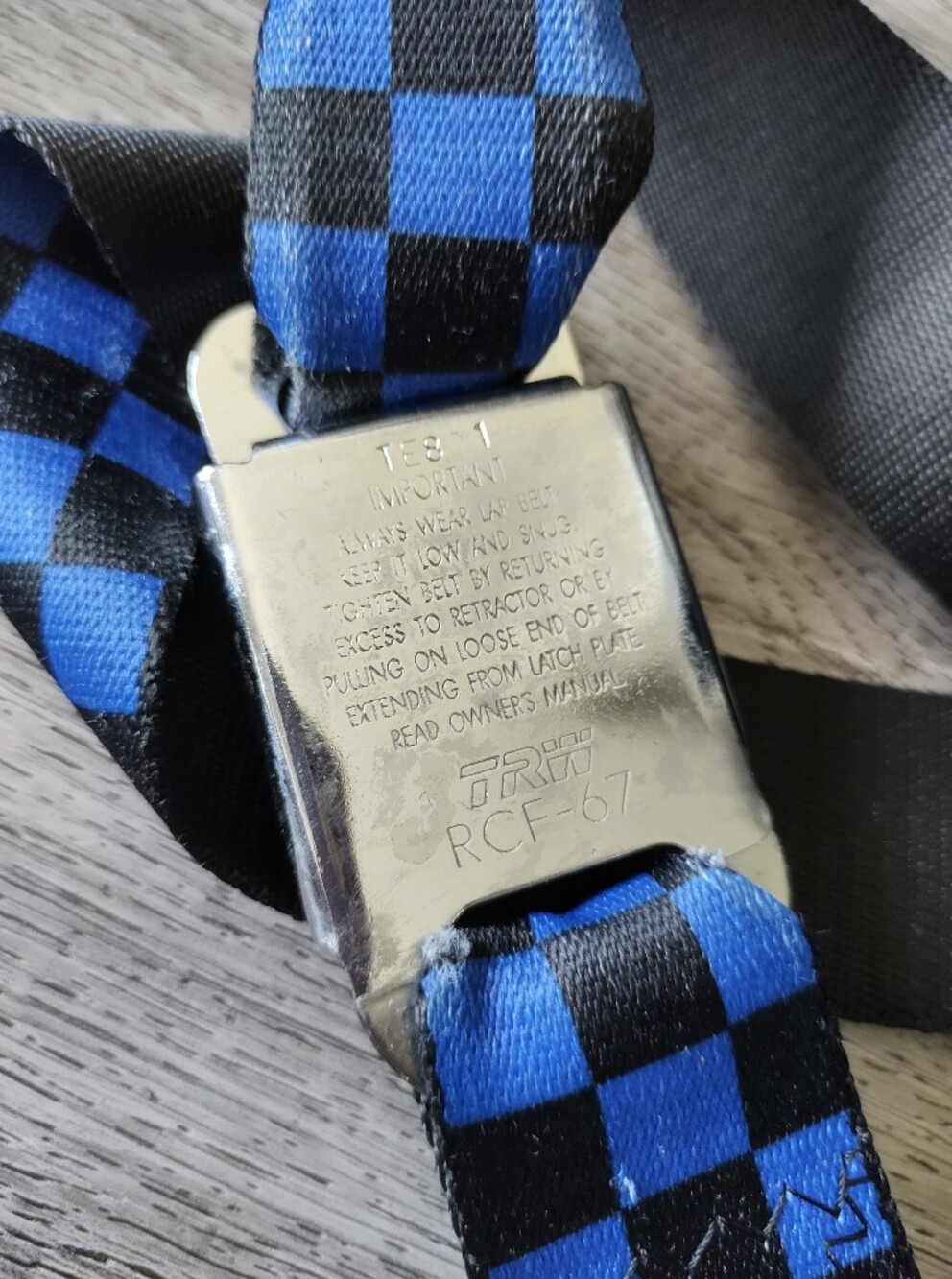 Pre Loved Buckle Down Chevrolet Adjustable Seatbelt Belt. I'm - Picture 7 of 7